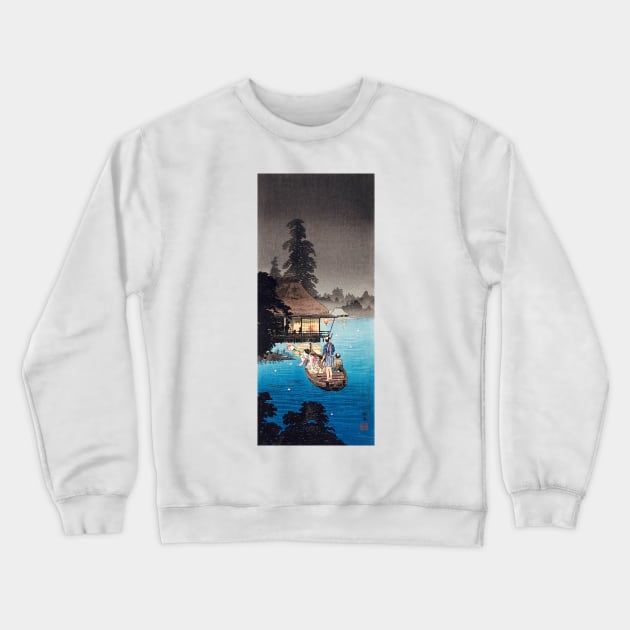 Enjoying Evening Cool by Hiroaki Takahashi Crewneck Sweatshirt by Oldetimemercan